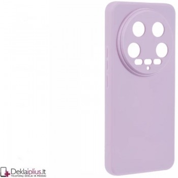 Silikoninis ploniausias dėklas su kameros apsauga - violetinis (Xiaomi 14 Ultra) Silikoninis ploniausias dėklas su kameros apsauga - violetinis (Xiaomi 14 Ultra)